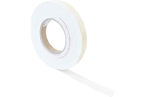 haggiy Självhäftande filtband – Rulle med vita filtremsor, 3,0 mm tjock, 10 mm bred, 5 m lång – För möbler, hantverk & kant s