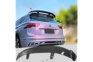 MUTUSAISI Universal Rear Window Roof Spoiler GT Carbon Fiber Style Wing Compatible with Most Hatchback/SUV/Wagon/Minivan