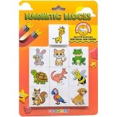 K&Uuml;PSS Efe'nin Hayvanat Bah&ccedil;esi Seri-1 / Manyetik Blok- Magnet 20 Hayvan Fig&uuml;r&uuml;