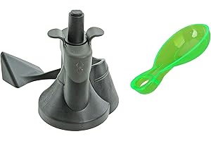 UTIZ Lama di ricambio con guarnizione e cucchiaio dosatore verde per friggitrice Tefal ActiFry serie 001-1 FZ710840 AL800041 alternativa a XA900302