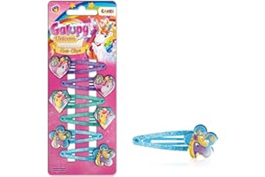 Craze GALUPY Unicorn Hair Clip Clip per capelli Unicorno Gioelli per bambini Gioelli per bambine, 6 unita