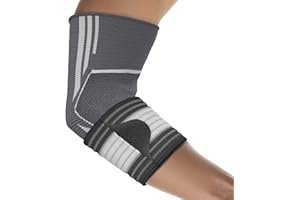 bonmedico Tutore Epicondilite Gomito - Gomitiera per Tendinite, Protezione Braccio e Avambraccio - Fascia Elastica di Compressione Sportiva Uomo Donna