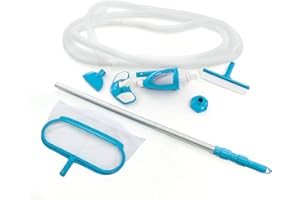 Intex 28003E Deluxe Kit de mantenimiento de piscina para piscinas sobre el suelo