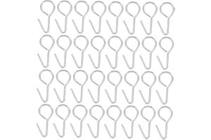 Gatuida 100 Pezzi Auto Coprisedili Ganci - Coprisedili Ganci di Fissaggio - Accessori Interni Auto Accessori S Ganci Anelli Per Coprisedili Per Seggiolini Auto Borse E Poggiatesta Universale