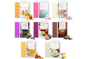DERDUFT Scented Soy Wax Melts, Tarts Wax Melts, Wax Cubes Scented Wax Melts for Wax Warmer, 8 Scents, Birthday Gifts for Her