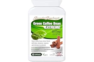 Specialist Supplements Green Coffee Bean Extreme Weight Loss Formula, 60 Capsules