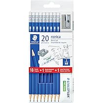 Lápices STAEDTLER Wopex HB - Pack 20 Unidades, Triangulares, Alta Resistencia A La Rotura, Material Ecológico