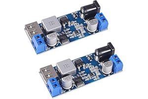 XOCOME 24V/12V zu 5V 5A Stromversorgungs-Abwärtsmodul, DC-DC Step-Down Stromversorgungs-Wandlerplatine, Spannungswandler überlegen LM2596S