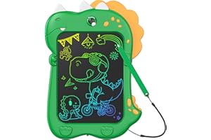 Kizmyee Tableau d'écriture LCD Jouet,Tableau Magique de 8,5 Pouces Planche à Dessin Planche à Peinture, Dinosaure Jouet Tablette d'écriture Noël Petits Cadeaux pour Enfants 2 3 4 5 6Ans Garçons Filles