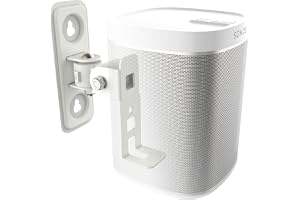 RICOO Vägghållare för Högtalare - Väggfäste för SONOS Play:1™ LH431-W - Vridbar Lutbar HiFi Ljudlådor Upphängning Väggmontera