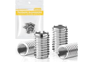 Caianwin Lot de 10 inserts filetés M8 vers M6 en acier inoxydable pour la réparation des filetages rapides