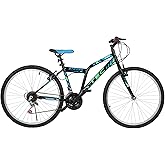 Bike Strong 26" Rim 21 Gear Men's Mountain Bike Black - Blue & Gear Bike