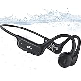 Guudsoud Underwater Swimming Headphones, Bone Conduction Headphones | IP68 Bluetooth 6.1 Water Headphones, Wireless Headset w