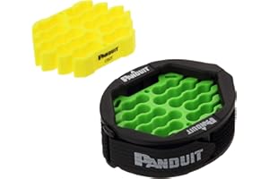 Panduit CBOT24K fermacavo Nero, Verde, Giallo