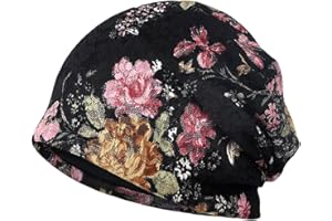 scicent Slouch Beanie Hat Men Lace Chemo Beanie Hat for Women Turban Cancer Cap Slouchy Hat