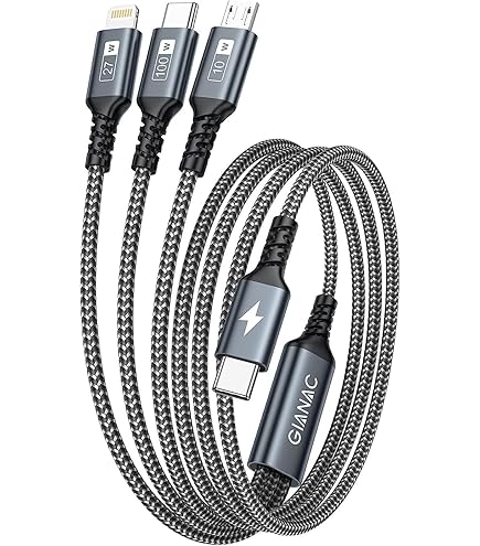 TROIKA Cavo Di Ricarica Ad Alta Velocità USB-C 100W PD Power Delivery Su USB -C – SPEEDY XL – Con Funzione Di Trasferimento Dati – Con Visualizzazione Digitale Della Potenza Di Ricarica - View #9
