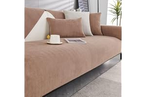 BohrenCL Herringbone Chenille Fabric Furniture Protector, Funny Fuzzy Uk Sofa Cover, Non-Slip Sofa Slipcovers, Couch Covers, Sofa Cushion Covers, Sofa Cover 1 2 3 Seater, Settee Covers