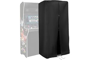 Guisong Funda protectora para máquina Arcade, resistente al agua y al polvo, para máquinas de videojuegos, 78,7 x 55,88 x 168,6 cm