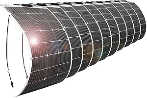 YINGGUANG 1000W Souple Panneau Solaire(10pcs 100W) Monocristallin Portable pour Batterie 12V, Chargeur Extérieur, Camping RV, Yachting, Extérieur