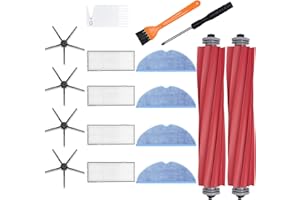 NEWUPZSI Accessori per Xiaomi Roborock S7/S7 Plus/S7 MaxV/S7 MaxV Ultra/S7 Pro Ultra/T7S/T7S Plus/G10 Aspirapolvere Robotico con Spazzole Principali,Filtro HEPA,Ricambi Panno Mocio,Spazzola Laterale