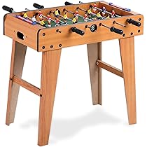 Calcio Balilla Pieghevole HOMCOM In Legno MDF – Compatto, 6 Aste, 18 Giocatori, Segnapunti, 69x37x70 Cm, Per Casa E Divertimento