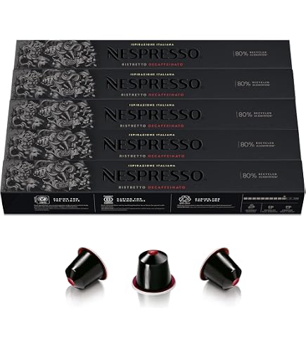 Nespresso Original Cápsulas de Café Ristretto, 50 Cápsulas para