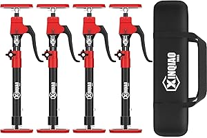 XINQIAO Third Hand Tool Support System, Premium Steel Support Rod with 154 LB Capacity for Cabinet Jack, Drywall Jack& Cargo Bars, 18.5 IN-29.5 IN Long, 4 PC