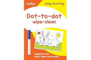 Dot-to-Dot Age 3-5 Wipe Clean Activity Book: Ideal for home learning