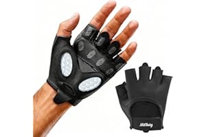 MITBUTY Trainingshandschuhe für Herren und Damen – Fitness Handschuhe zum Gym, Gewichtheben, Crossfit, Kraftsport, Sport & Training, Sporthandschuhe mit rutschfesten Silikonpunkten & Handflächenpolsterung