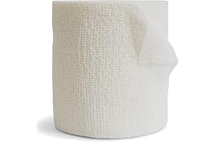 EUROFARM Eurelasto L (mt 20 x cm 12) Benda Coesiva ipoallergenica, morbida e conformabile. Ideale per il fissaggio e per applicazioni in parti difficili del corpo