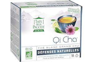 THES DE LA PAGODE Thés de la Pagode Thé Blanc Qi Cha x18