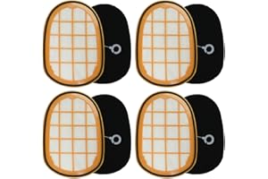 PUREBURG FC5005 Staubsaugerfilter kompatibel mit Philips Speed Pro Max Akkusauger Plus FC6826 XC7041 XC7042 XC7043 XC8045 XC8147 FC6823 ersetzt Philips Kabelloser Staubsauger FC5005/01,4er-Pack