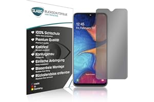 Slabo Blickschutzfolie für Samsung Galaxy A20e Sichtschutz Displayschutzfolie View Protection Privacy Schwarz