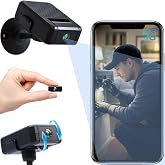 NexusGuard Mini Spy Camera Hidden WiFi 5G, Wireless Surveillance | 180&deg; Swivelling Lens, 5X Zoom, Night Vision Without Visibl