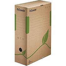 Esselte Kartonmappe A4 10cm Rücken - Archivierungsmappe Für Langzeitbelege Plastifiziert