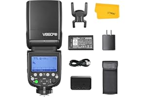 Godox V860III-S TTL Flash per Fotocamera, 76Ws 2.4G Wireless HSS 1/8000s, 480 Flash a Piena Potenza, 1,5s Tempo di Ricarica, Batteria agli ioni di litio Speedlight compatibile con Sony