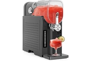 YODOLLA Slush Maschine, 2,6L 7-in-1 Eis-Cocktails für zu Hause, Frappé, Automatische Reinigung und InstantFreeze TechnologieMilchshakes & gefrorenen Saft, ohne Eis oder Vorbereitungsaufwand