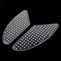 2 Pezzi Para Colpi Per Serbatoio Moto - Adesivo Antigraffio Trasparente, Design Fishbone - Foto 11