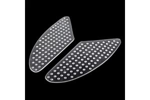 QIUMING Motorräder Tank Gummi Schutz Aufkleber Universal Motorcycle Side Gas Knee Grip Protection Non-Slip Rubber Decal 3D Motorrad Anti Rutsch Aufkleber Motorcycle Tank Traction Pad(Transparenz)