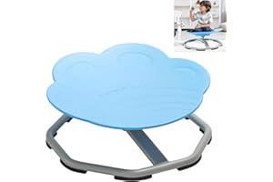 CUTEPUFF Sensory Spinning Chair for Home Use, Swivel, Wobble, Toddlers, Kids, Training Body Coordination Toys for ADHD and Autism (Blue)