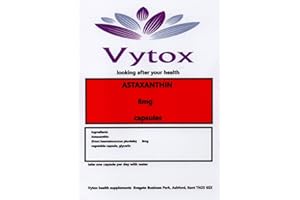 Astaxanthin (8mg) 60 Capsules,by vytox, Vegetarian