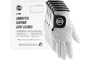 H-Cube Guanti da golf da uomo in vera pelle per tutte le stagioni