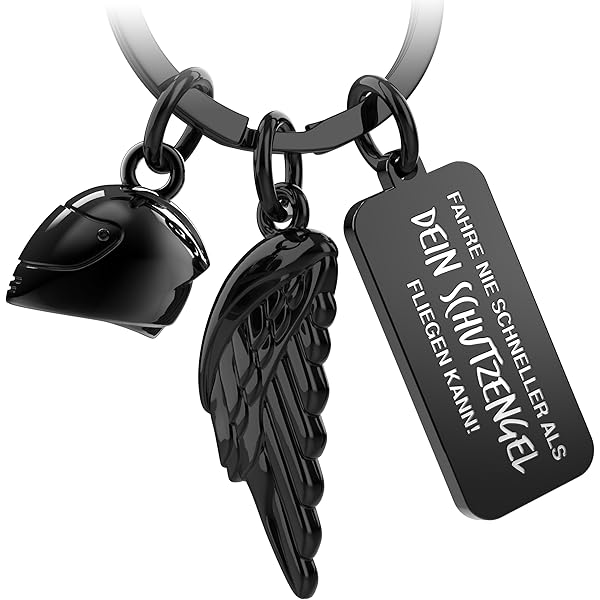 FABACH Engelsflügel Schlüsselanhänger Wing - Glücksbringer Schutzengel Feder Engel Schlüsselanhänger Flügel - Engelsflügel Anhänger Flügel - Feathers Appear When Angels Are Near