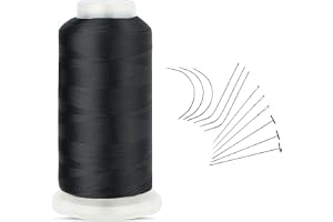 Set för att sy in hårförlängningar från Beauty7, hög kvalitet, med nål och trådar, svart, brun