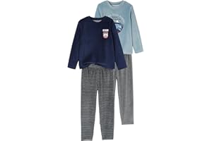 VERTBAUDETLot de 2 Pyjamas Nature en Velours garçon Basics