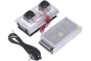 KADIMENDIUM Module de Refroidissement à Double Cœur Kit de Pièces de Réfrigération à Semi-conducteur Bricolage Système de Refroidissement par Réfrigération à Semi-conducteur Peltier Thermoélectrique avec Contrôle