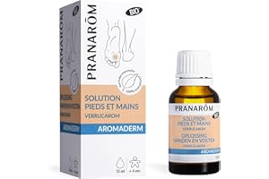 Pranarôm Lotion Pieds et Mains Bio Excroissances Cutanées aux Huiles Essentielles Biologiques Cannelier de Chine Tea-Tree 10 ml