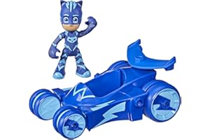 PJ Masks, Gattomobile, Giocattolo per età prescolare, Hero Vehicle con Action Figure di Gattoboy per Bambini dai 3 Anni in su
