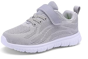 Qciplr Turnschuhe Jungen Mädchen Sportschuhe Laufschuhe Mesh Atmungsaktiv Hallenschuhe Tennisschuhe Leicht Outdoor Fitness Sneaker