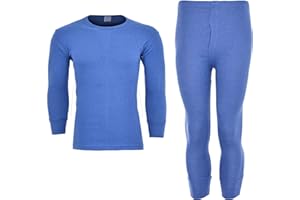 Orbiz Men’s Thermal Underwear Set - Full Long Sleeve Vest Top and Long Johns Bottoms Perfect Heat Micro Winter Underwear